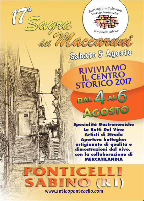 XVII Sagra dei Maccaruni Scandriglia